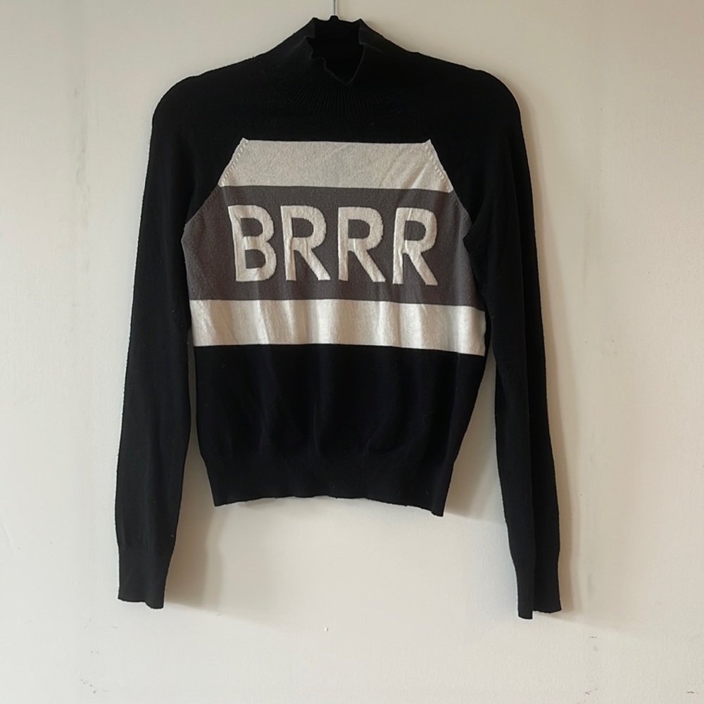 American Eagle Awrie Offline graphic Apres Ski black sweater